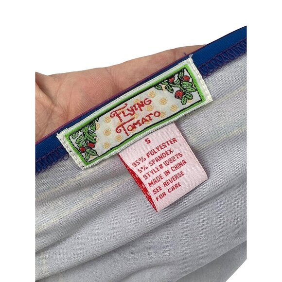 Flying Tomato Double V-Neck Purple & Gold Boho Printed Mini Dress - Picture 10 of 11